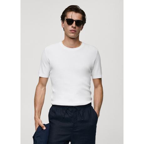 Mango Man Cotton fine-knit t-shirt T-shirt 