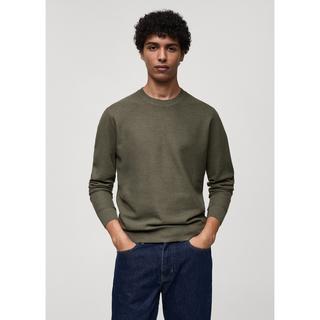 Mango Man TEN Sweat-shirt Col Rond en Maille Fine Texturée  
