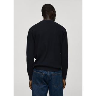 Mango Man TEN Regular Fit Feinstrick Strukturiertes Sweatshirt  