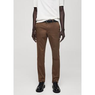Mango Man Barna Chino Hose Tapered Fit  