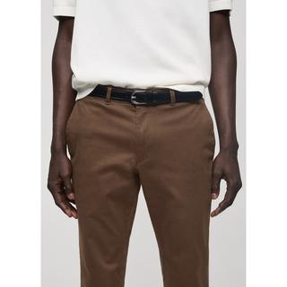 Mango Man Barna Chino Hose Tapered Fit  