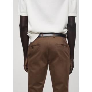 Mango Man Barna Chino Hose Tapered Fit  