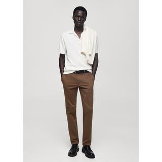 Mango Man Barna Chino Hose Tapered Fit  