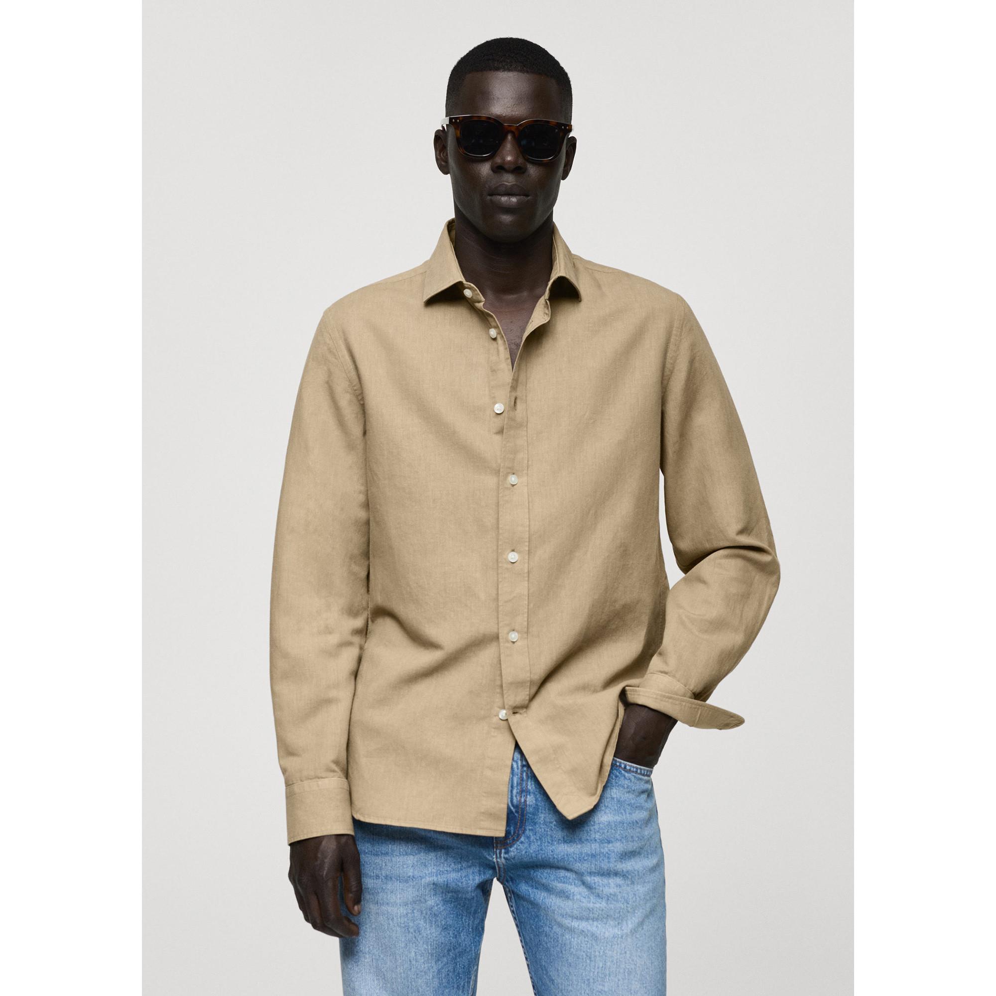 Mango Man AVISPAG Camicia a maniche lunghe 