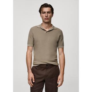 Mango Man Fine-knit polo shirt Polo, manches courtes 