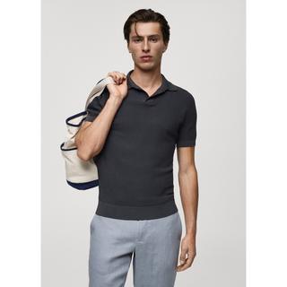 Mango Man Fine-knit polo shirt Polo, maniche corte 