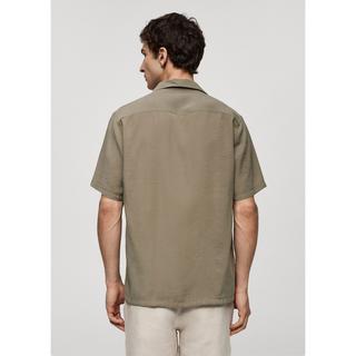 Mango Man Luce Regular Fit Camicia Maniche Corte  