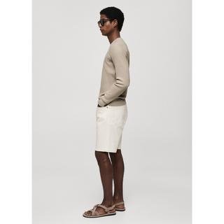 Mango Man Antigua Sweat-shirt Col Rond Côtelé  