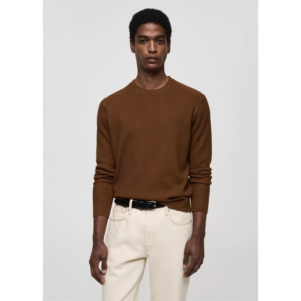 Mango Man - Sweatshirt, für Herren, Braun Medium, Größe XXL