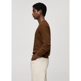 Mango Man Antigua Sweat-shirt Col Rond en Tricot Côtelé  