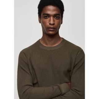 Mango Man Antigua Felpa a girocollo a costine  