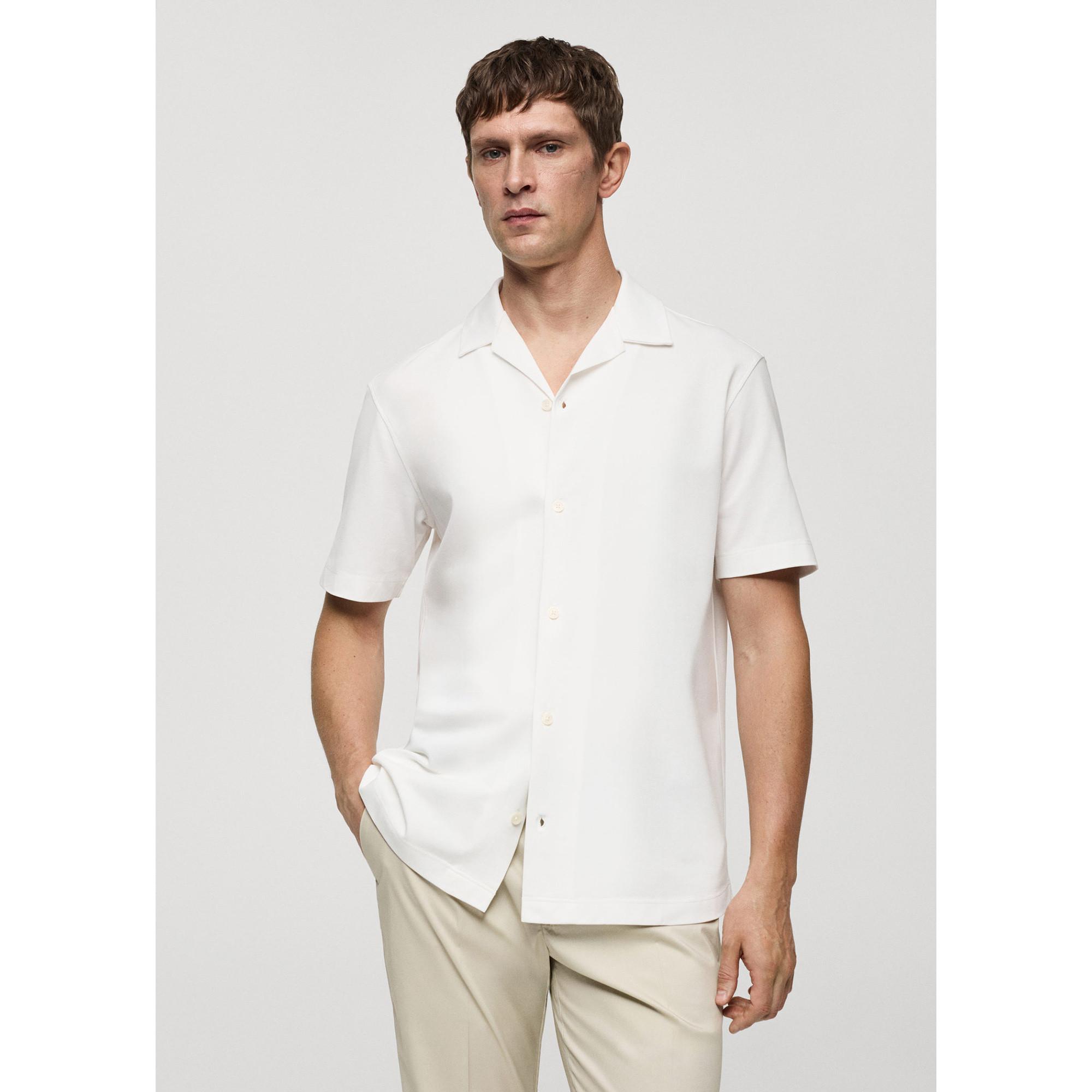 Mango Man Short sleeved cotton shirt Hemd, kurzarm 