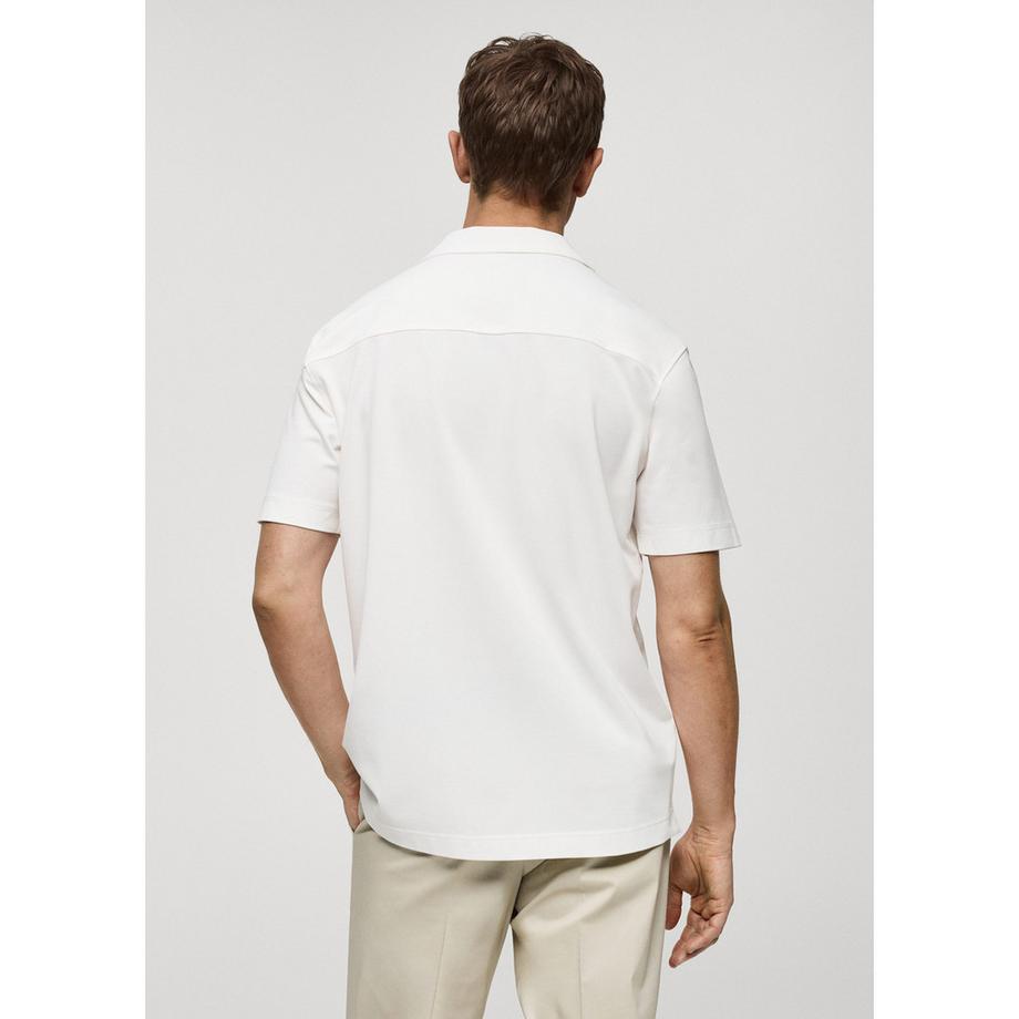 Mango Man BONHEUR Camicia a Maniche Corte  