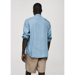 Mango Man CHAMBRAY Camicia, regular fit, maniche lunghe 