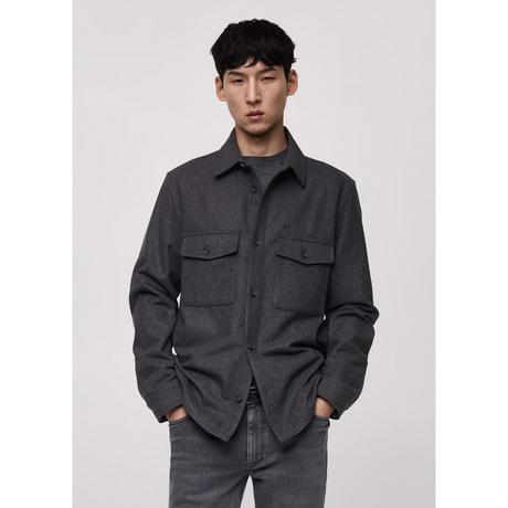 Mango Man Margon Flanell Regular Fit Hemdjacke  