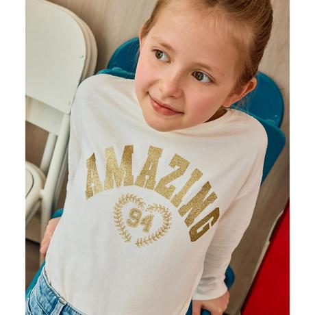 TAO KIDS  T-shirt, col rond, manches longues 