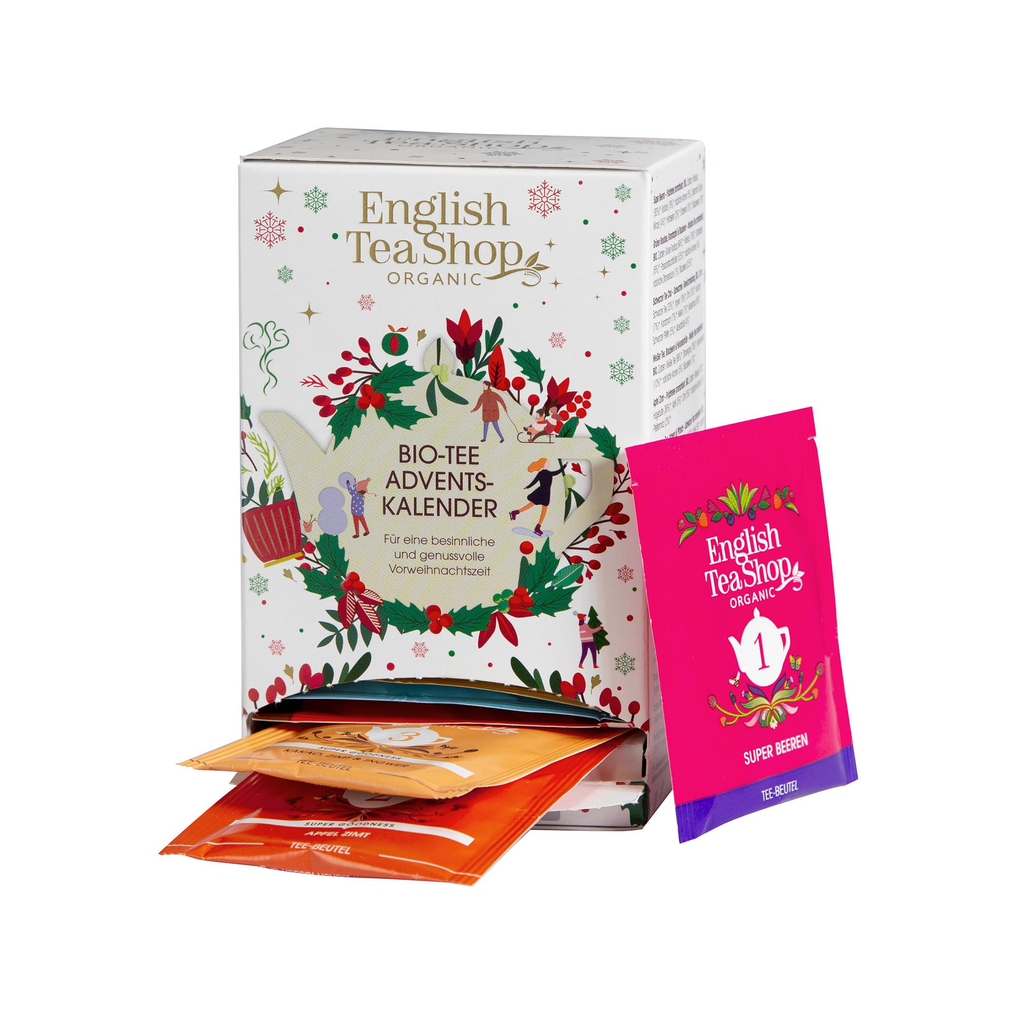 English Tea Shop Mercatino di Natale Calendario d'avvento del tè  