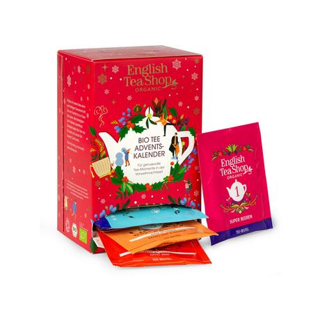 English Tea Shop ETS Tee Adventskalender Rot Tee-Adventskalender "Santa's Werkstatt" 