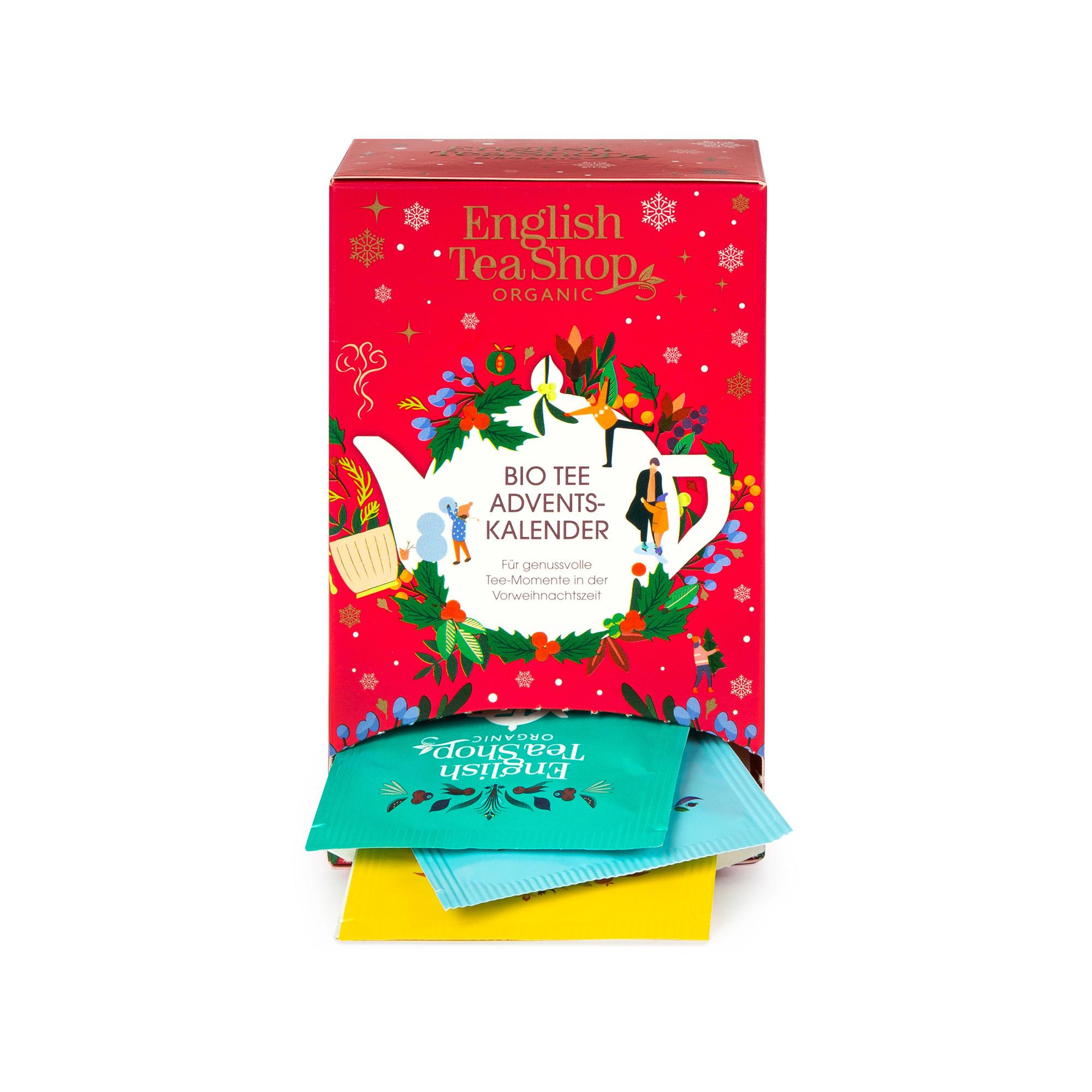 English Tea Shop ETS Tee Adventskalender Rot Tee-Adventskalender "Santa's Werkstatt" 