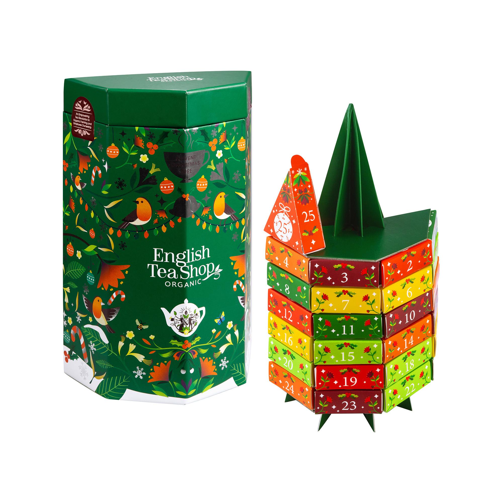 English Tea Shop ETS Tannenbaum Pyramidenbeutel Tee Adventskalender "Tannenbaum" 