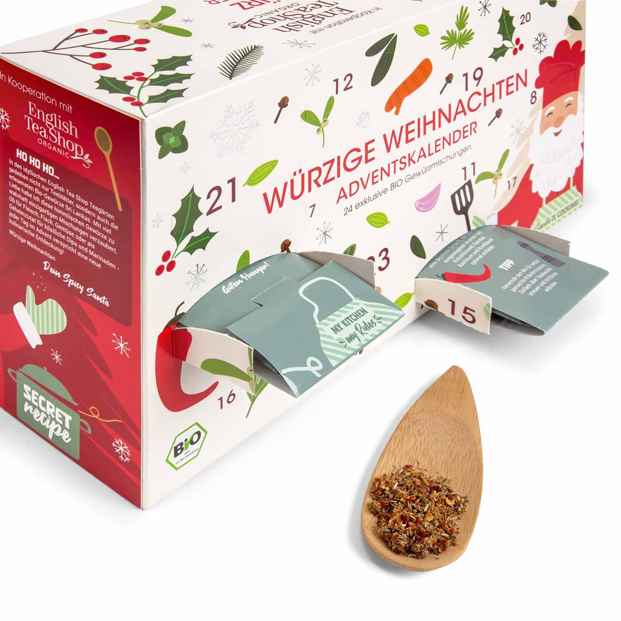 English Tea Shop ETS Adventskalender Spices Calendario d'avvento con spezie  "Festive Spices" 