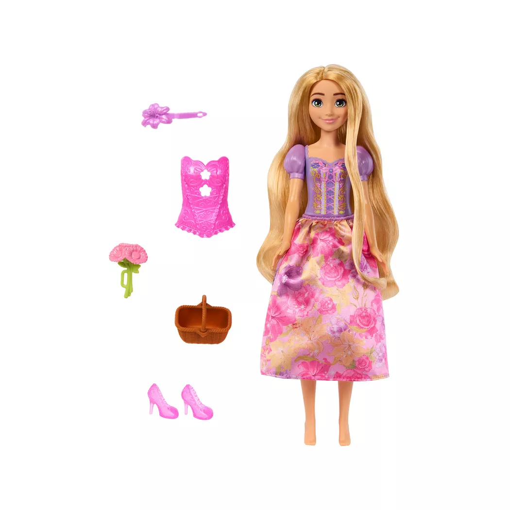 Mattel - Spin and Reveal Rapunzel, Multicolor