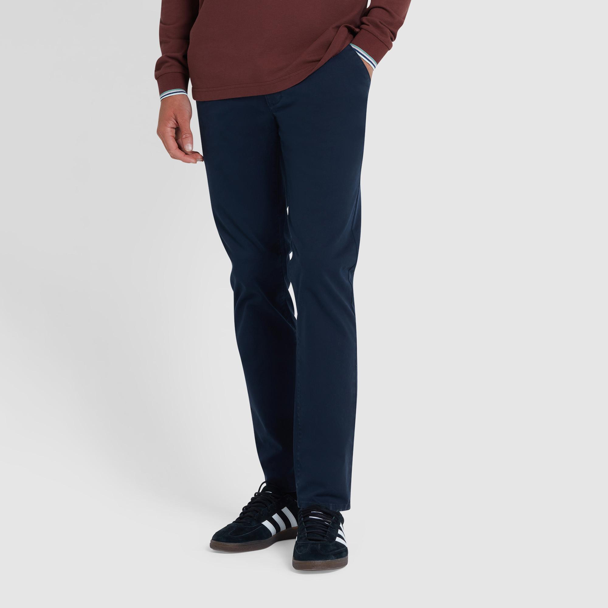 FARAH ELM STR TWILL CHINO, Pantaloni chino, regular fit 