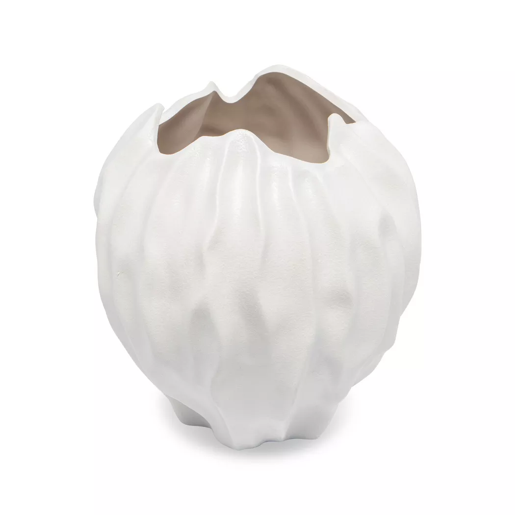 Manor - Vase, 23X22.5X24.5CM, Weiss