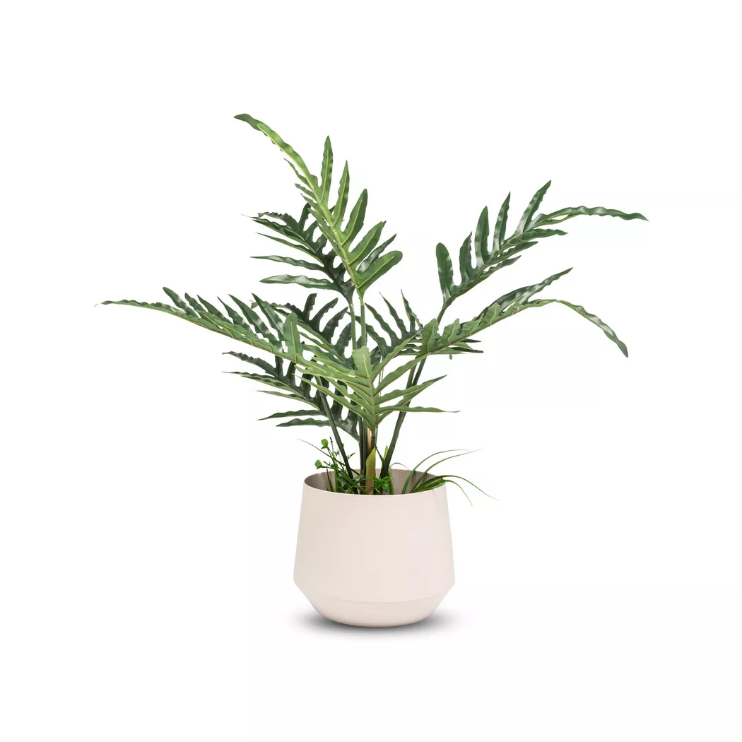 Manor - Übertopf, H21CM,Ø25CM, Steingrau