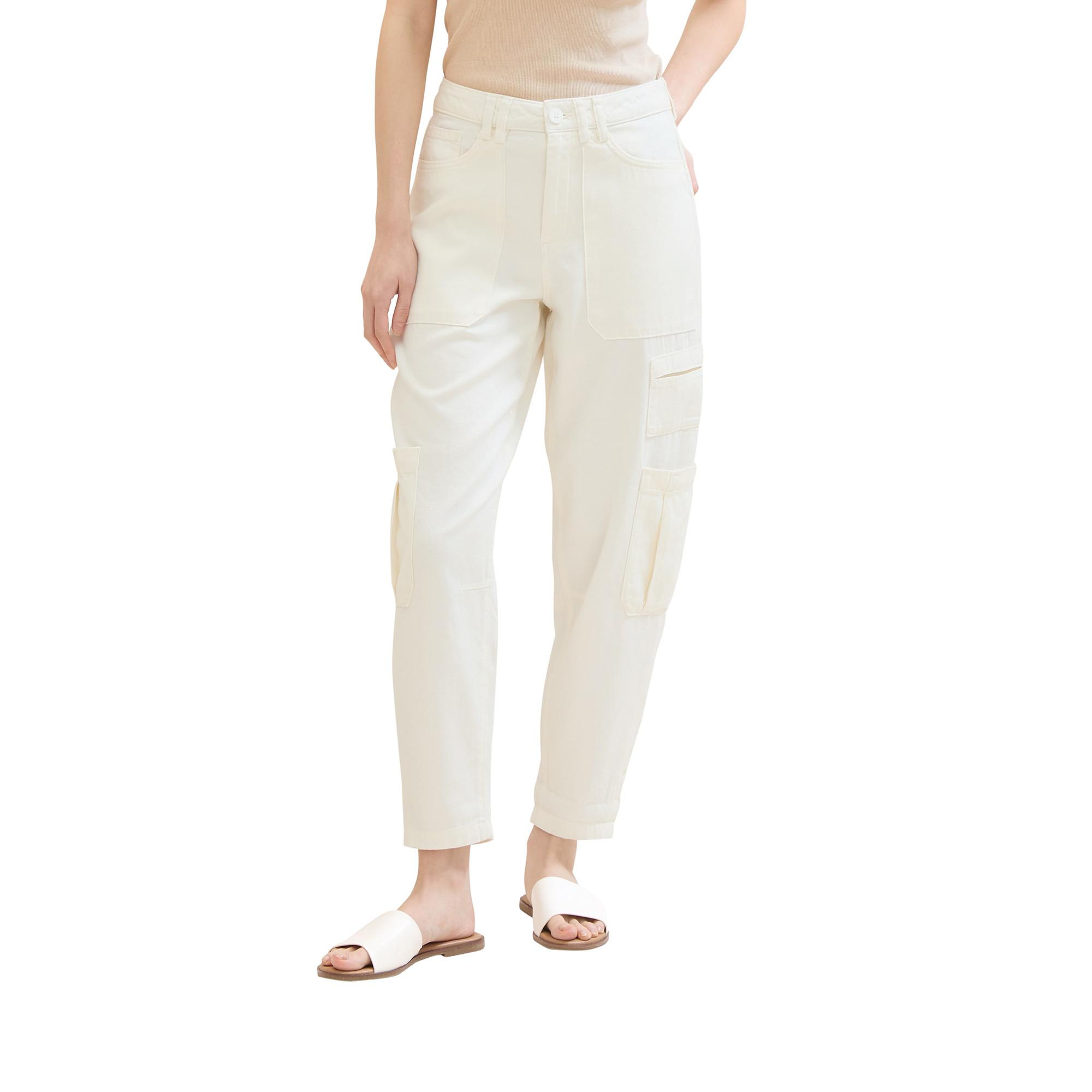 Image of Caprihosen Damen Ecru L