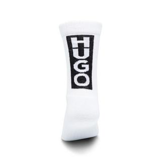 HUGO 3P QS BACK LABEL CC Lot de 3 paires de chaussettes, hauteur mollet 