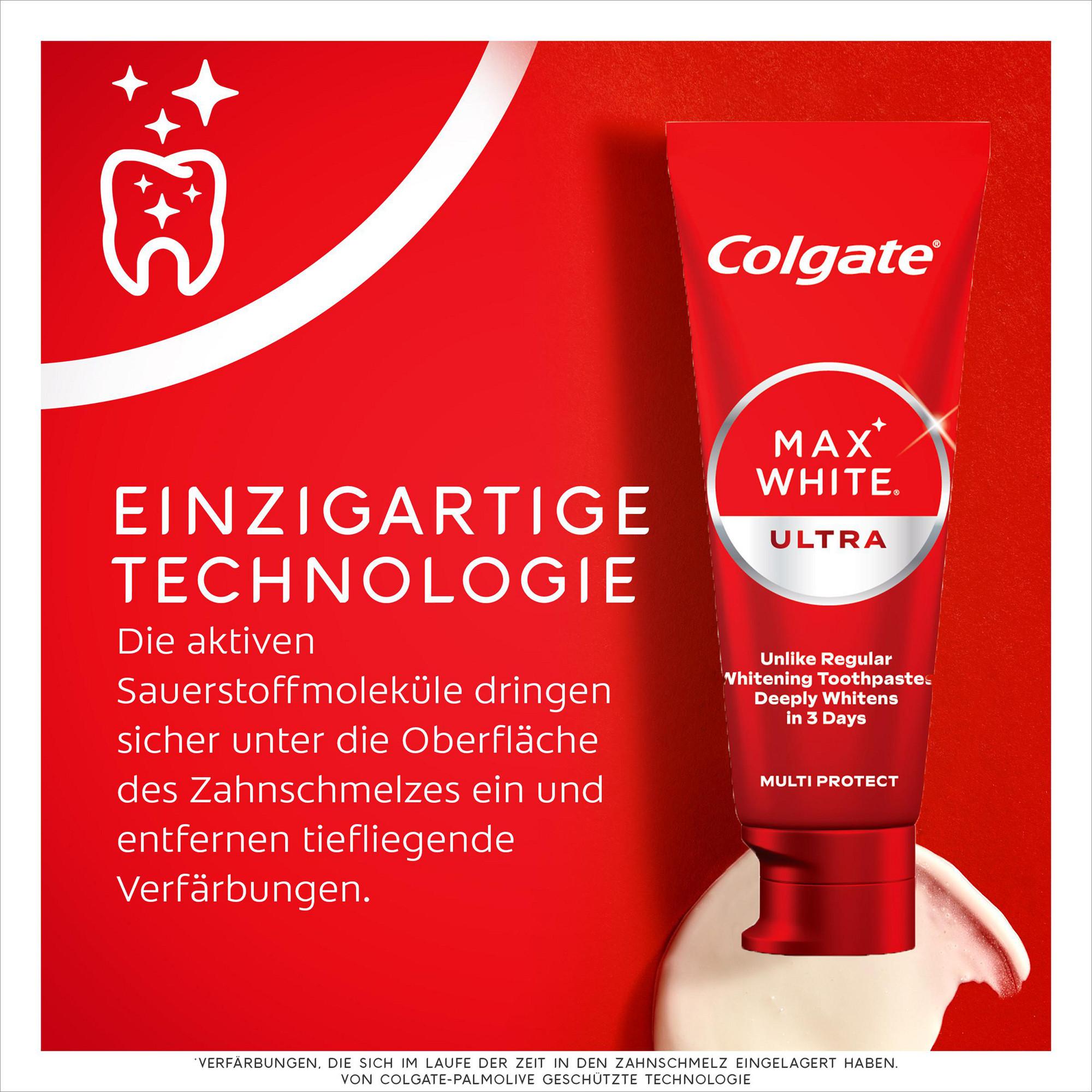 Colgate Colgate M White Ult Act ZP DUO Max White Ultra Multiprotect Dentifricio DUO 