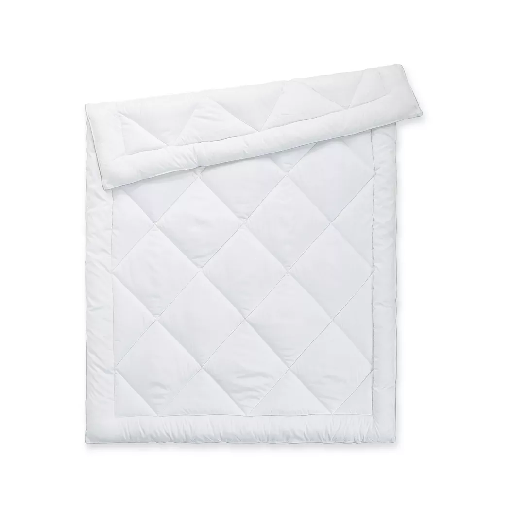 Manor - Ganzjahres-Synthetikduvet, Sanita Plus Ganzjahres Synthetikduvet, 160 x 210 cm, Weiss