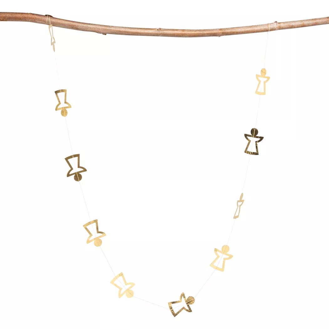 Manor Papeterie No Label Garland Gold 154cm