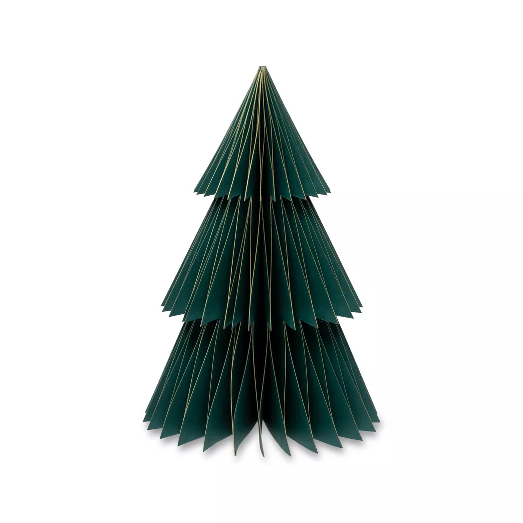 Manor Papeterie No Label - Albero di Natale, 31.5X31.5X47CM, Verde