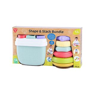 PlayGo  Shape & Stack Bundle, 19 Teile 