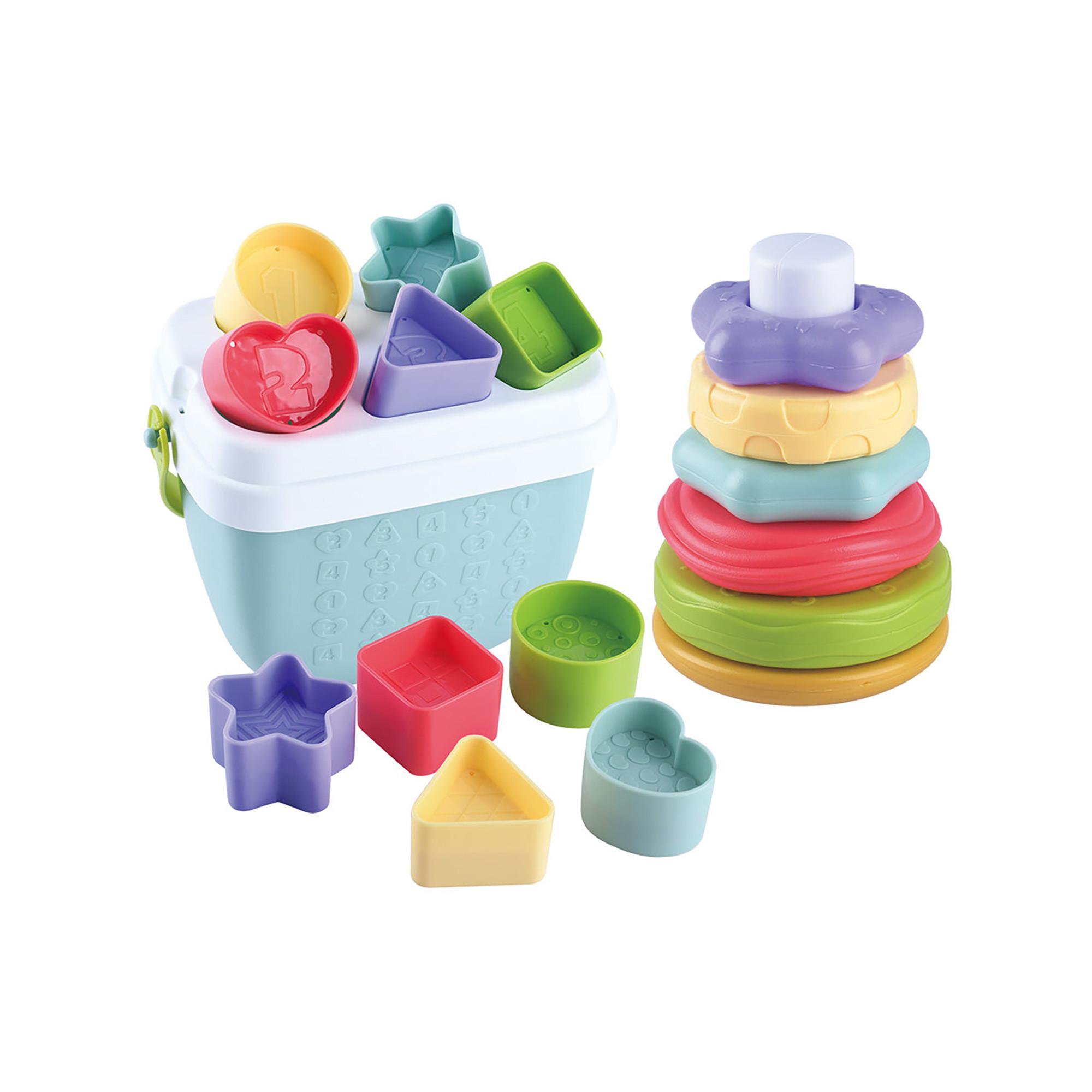 PlayGo  Shape & Stack Bundle, 19 pièces 