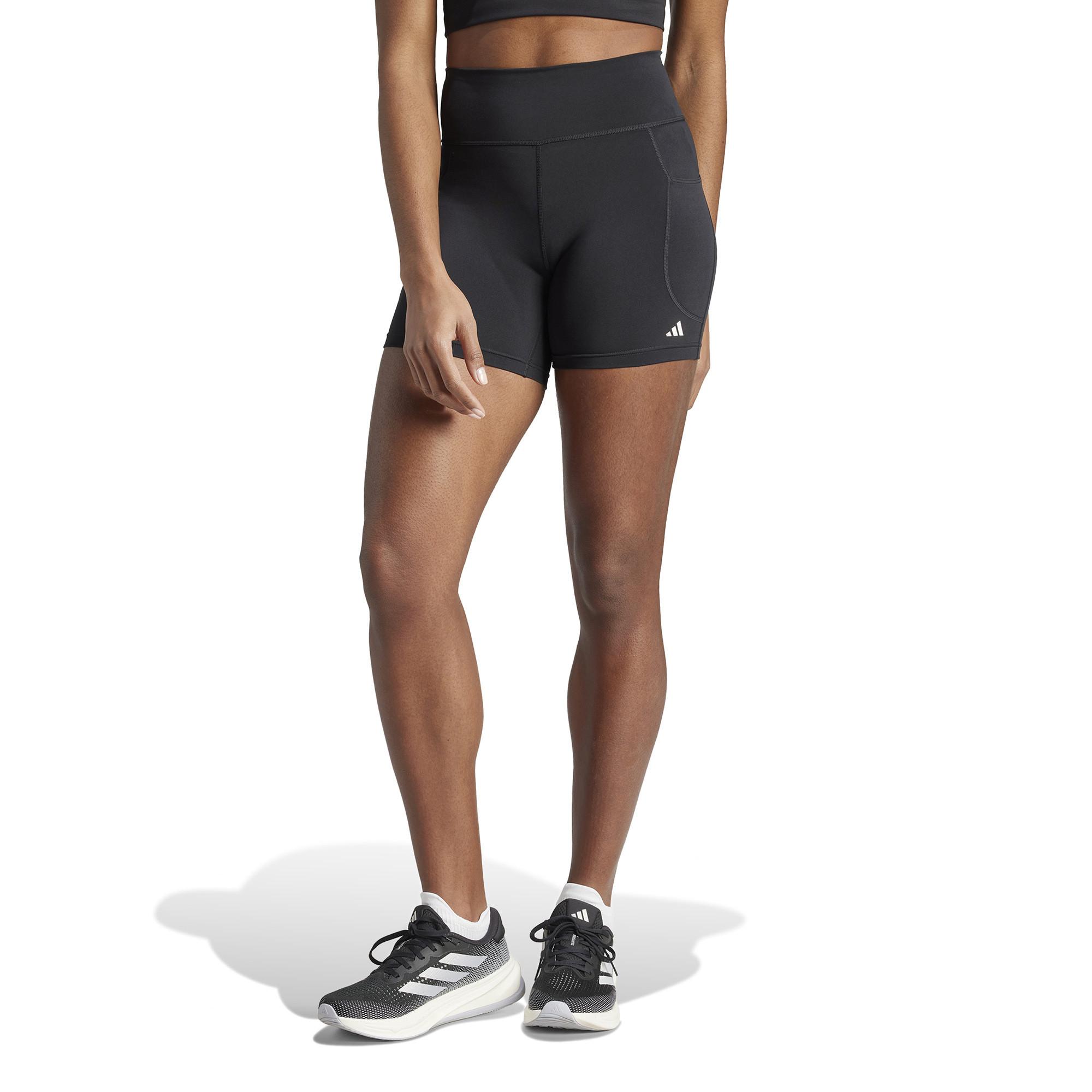 Image of adidas Kurze Sport Tights Damen Schwarz/Weiss L