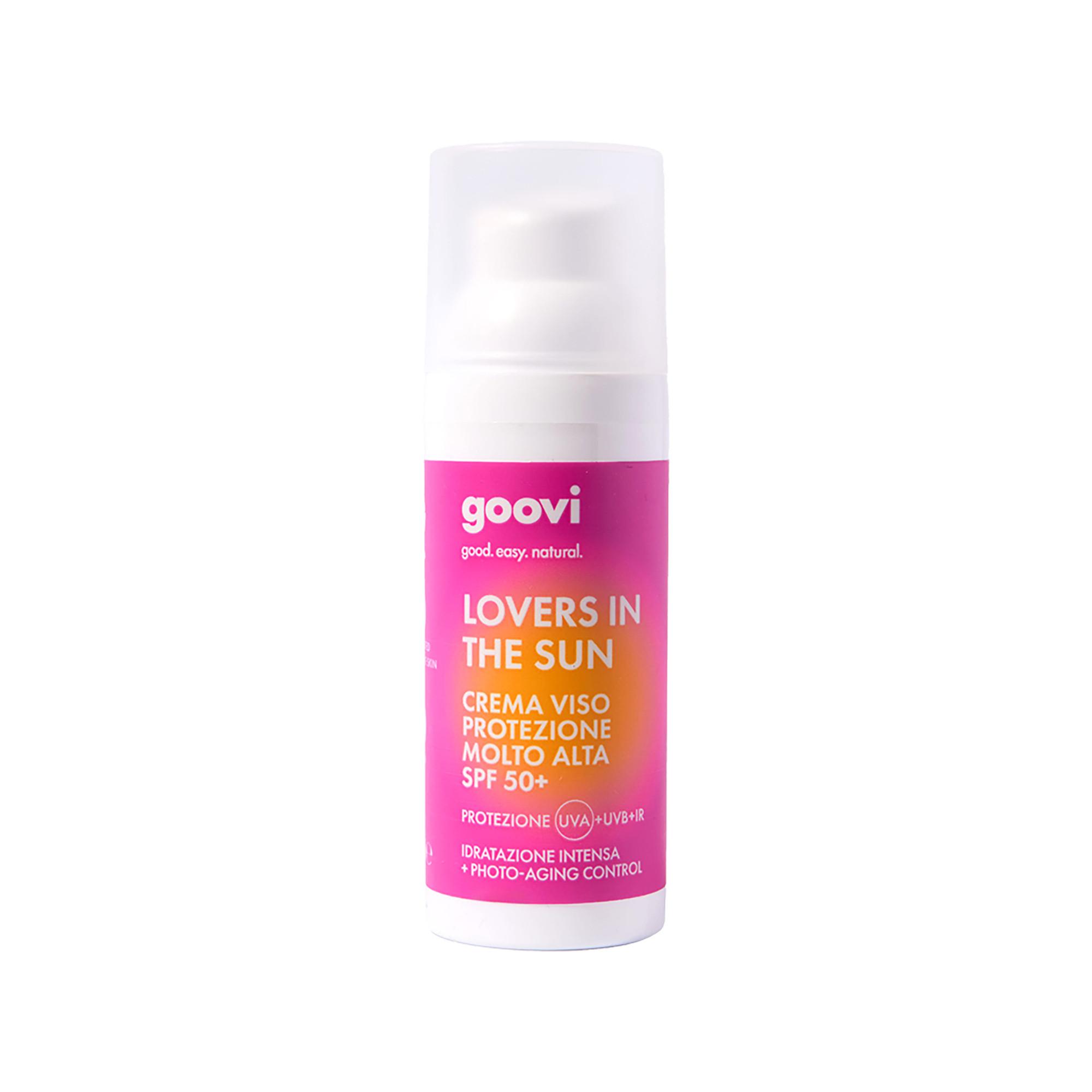 Goovi LOVERS IN THE SUN Crema solare viso - alta protezione SPF50+ 