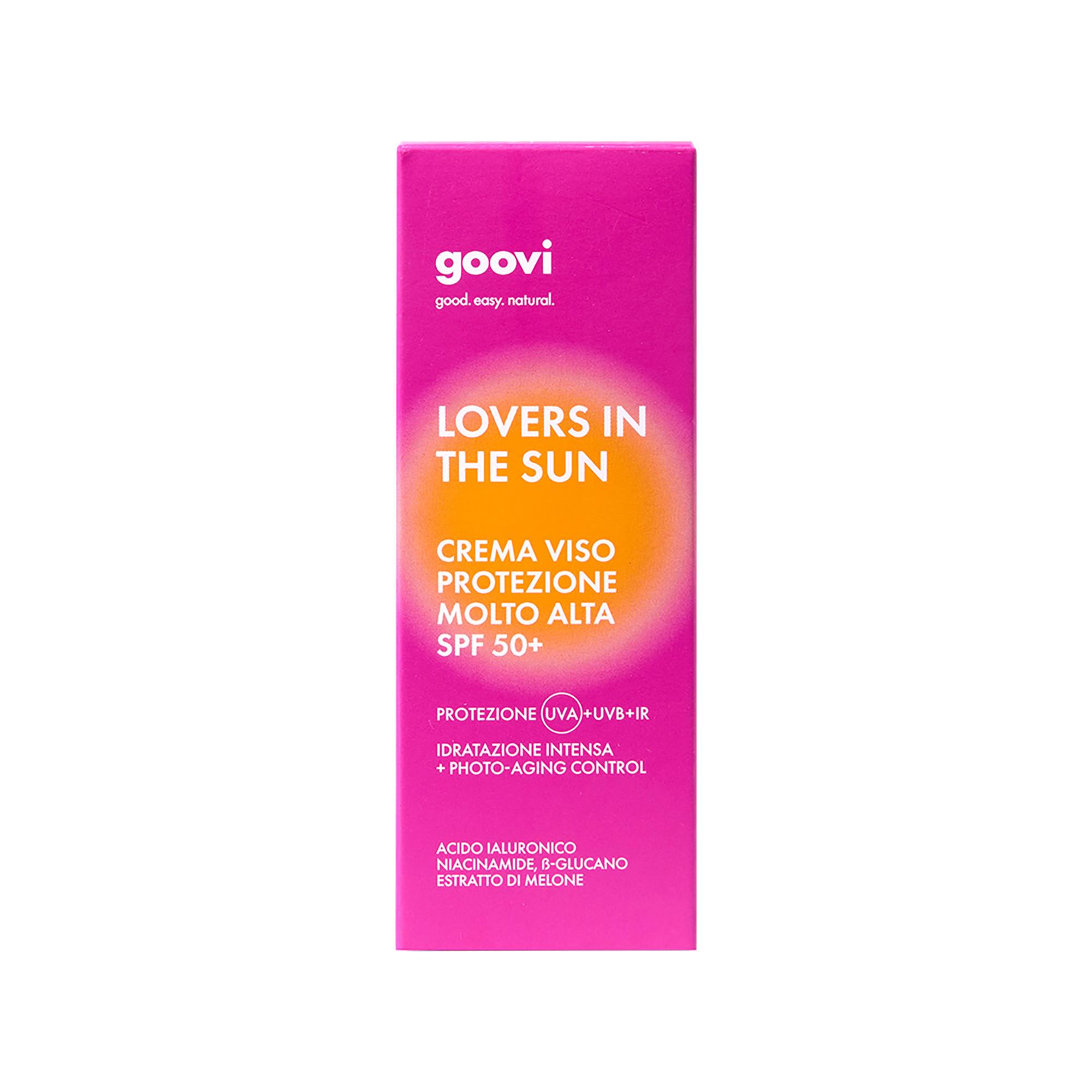 Goovi LOVERS IN THE SUN Crema solare viso - alta protezione SPF50+ 