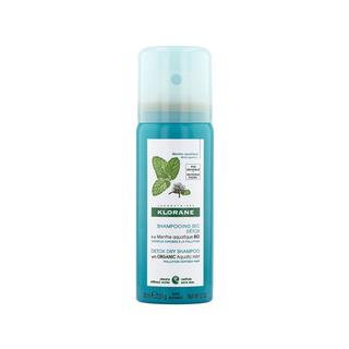 KLORANE Shampooing sec détox  Menthe aquatique BIO - Tous types de cheveux 