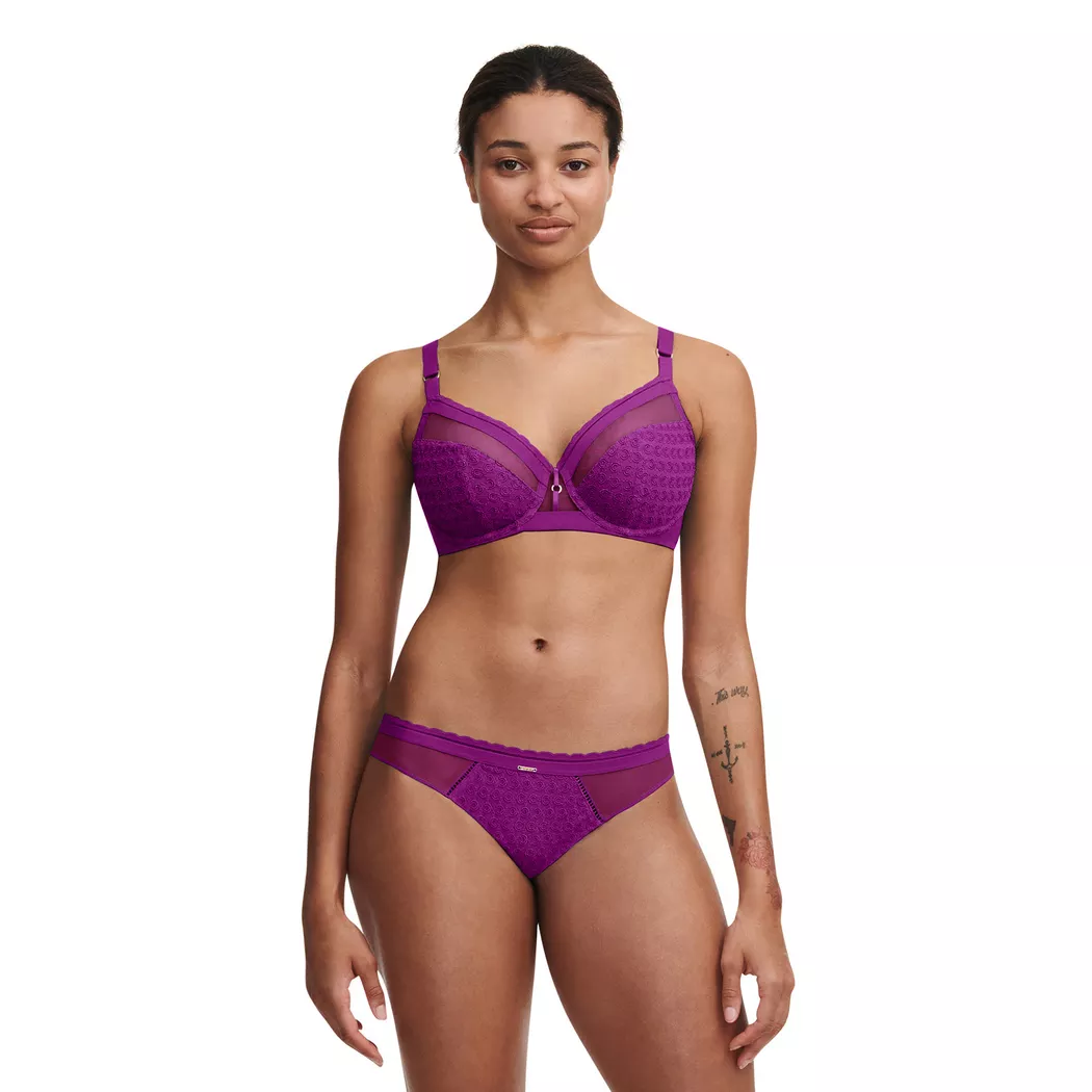 Chantelle Underwire Bra Purple 75D