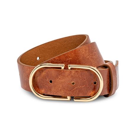 Manor Woman Cintura in similpelle con fibbia innovativa  