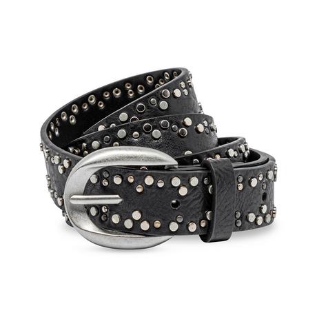 Manor Woman  Ceinture en similicuir large avec rivets 