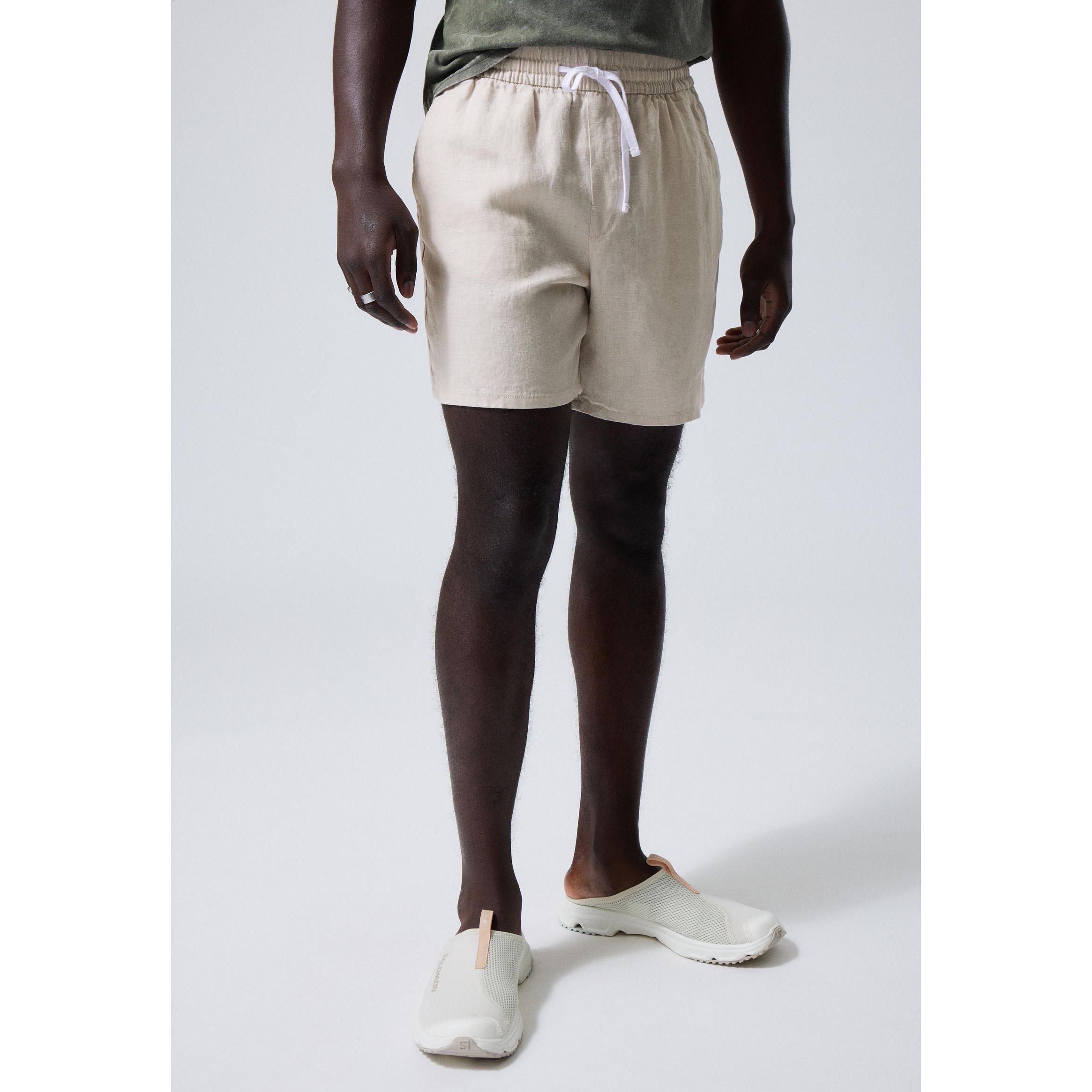 WEEKDAY Olsen Regular Linen Shorts Short en lin 