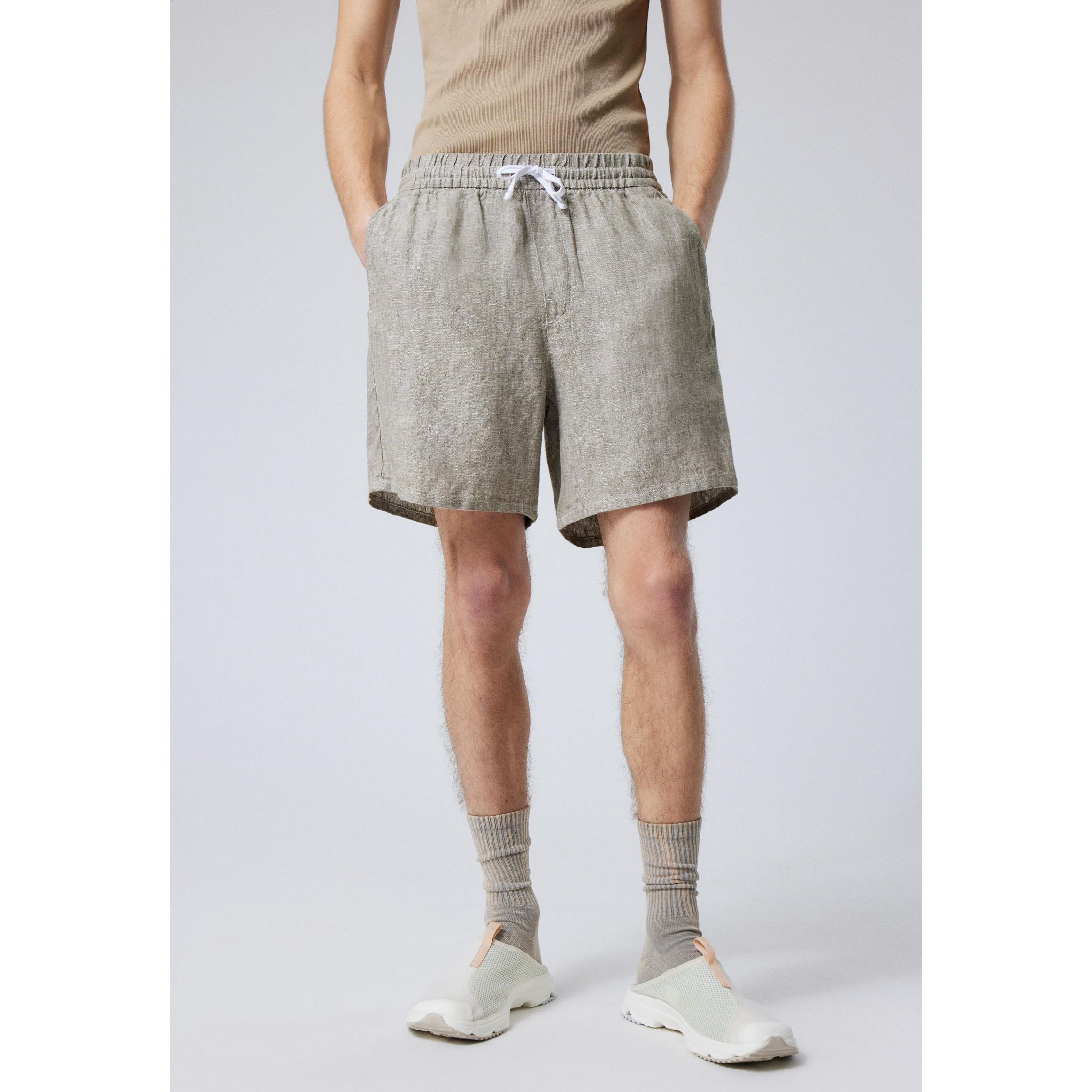 WEEKDAY Olsen Regular Linen Shorts Short en lin 