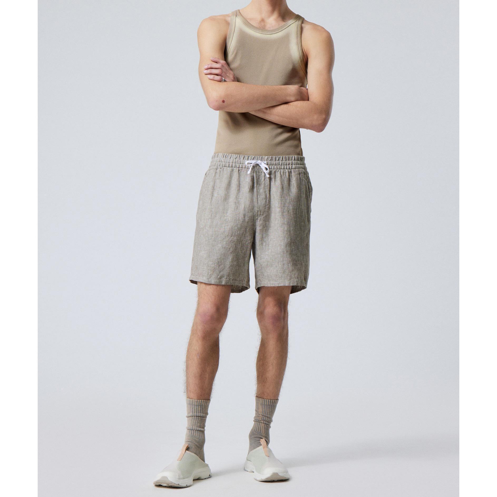 WEEKDAY Olsen Regular Linen Shorts Leinen-Shorts 