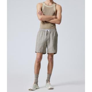 WEEKDAY Olsen Regular Linen Shorts Pantaloncini di lino 