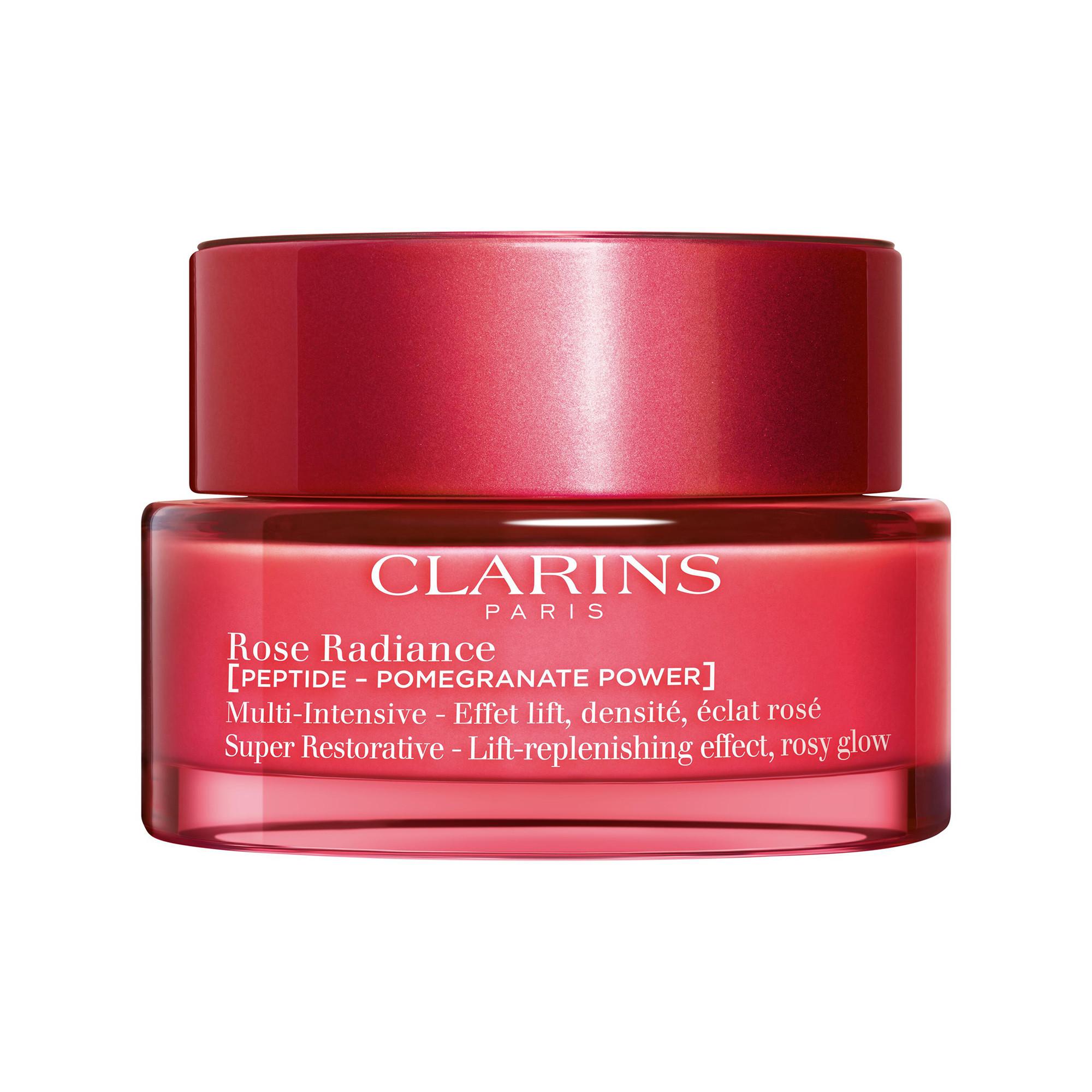 CLARINS  Multi-Intensive Rose Radiance - Superintensive Anti-Age Tagescreme für Lifting-Effekt, Hautdichte, mehr Leuchtkraft. 