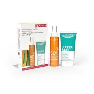 CLARINS DUO PACK SUN Ma routine corps ensoleillée haute protection. 